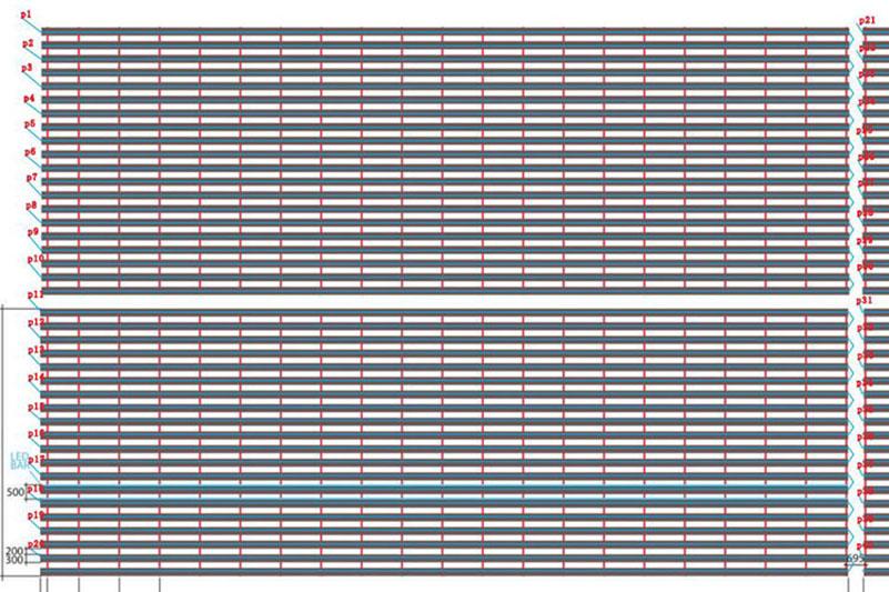 Skymall Shopping center LED Screen Kiev Ukraine